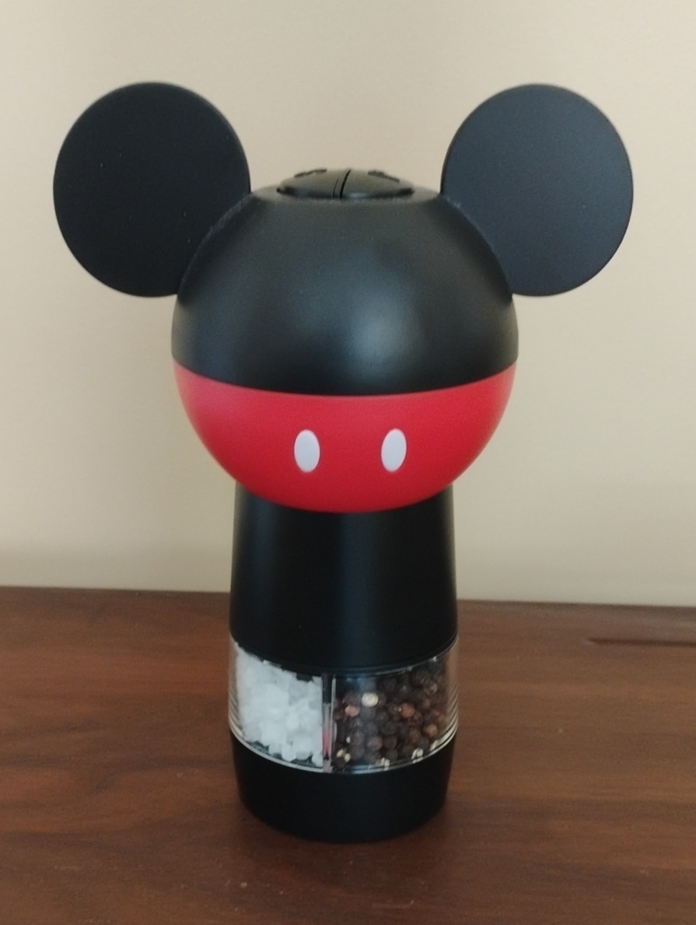 Disney Mickey Mouse Black and Red Salt & Pepper Mill